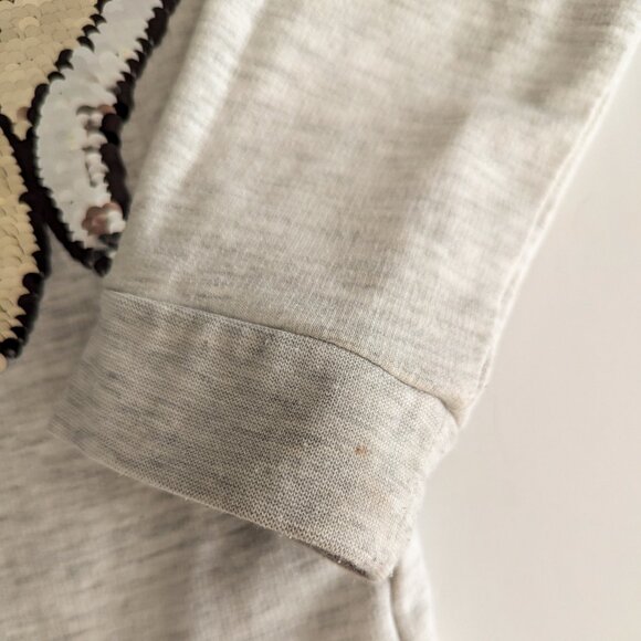 H&M Unicorn Flip Sequin Sweatshirt Girls Size 8-10y GUC - Picture 6 of 9